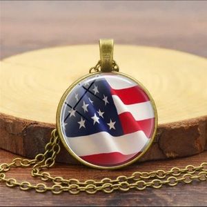 American Flag Necklace